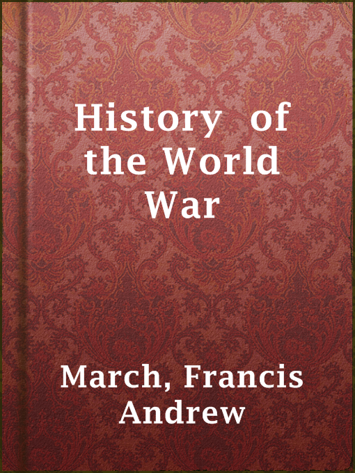 Imagen de portada para History  of the World War